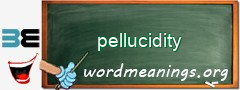 WordMeaning blackboard for pellucidity